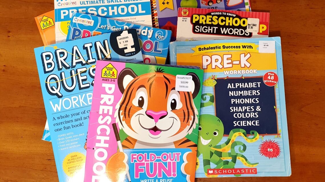 pre k workbooks